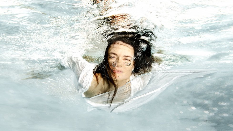 Beauty Fotoshooting unter Wasser